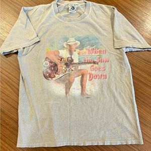 Vintage Kenny Chesney When The Sun Goes Down TShirt